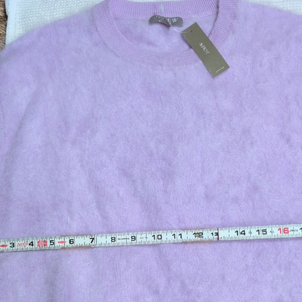 J. Crew Light Purple Sweater Brushed Cashmere long sleeve